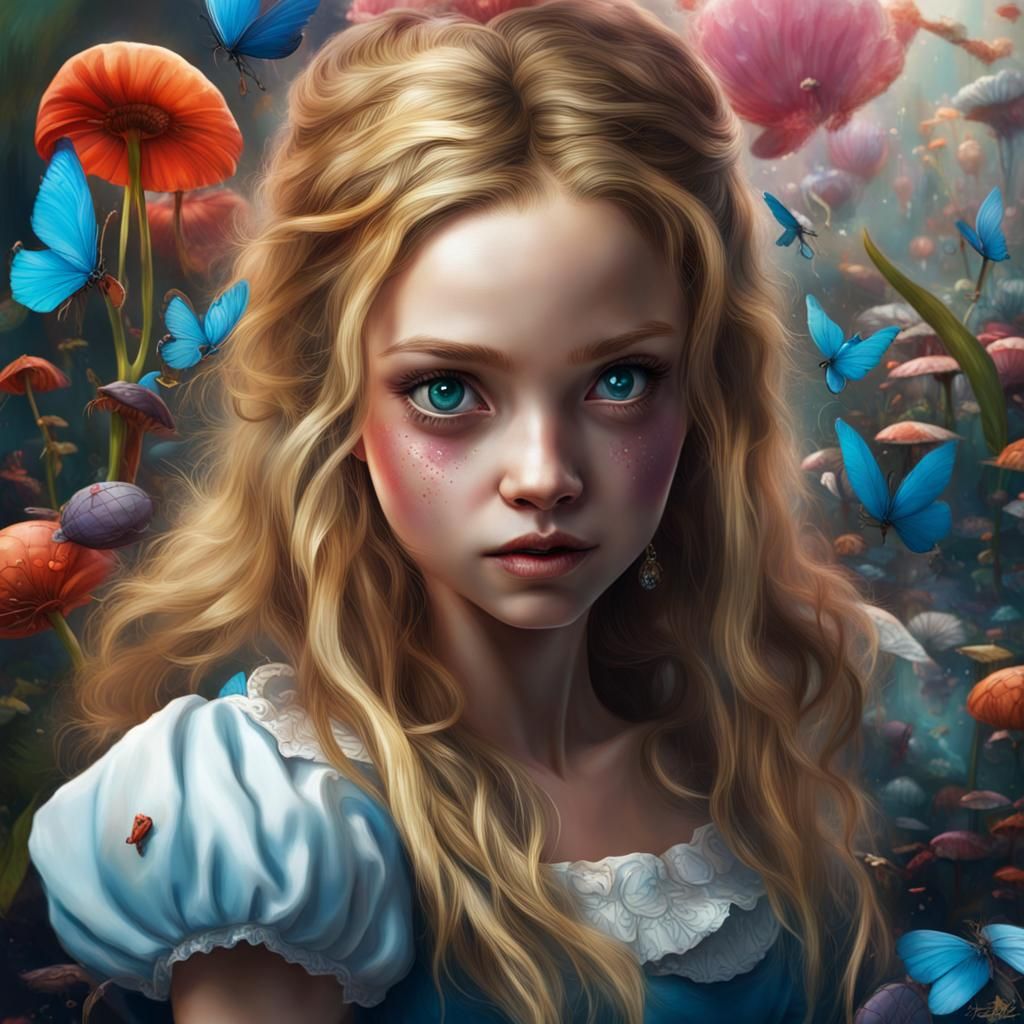 Alice in Wonderland - AI Generated Artwork - NightCafe Creator