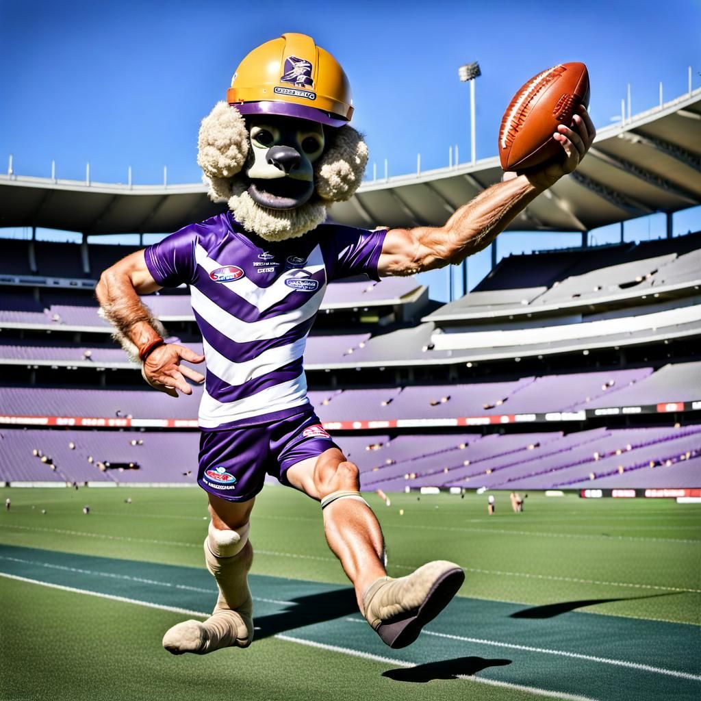 Fremantle Dockers - AI Generated Artwork - NightCafe Creator