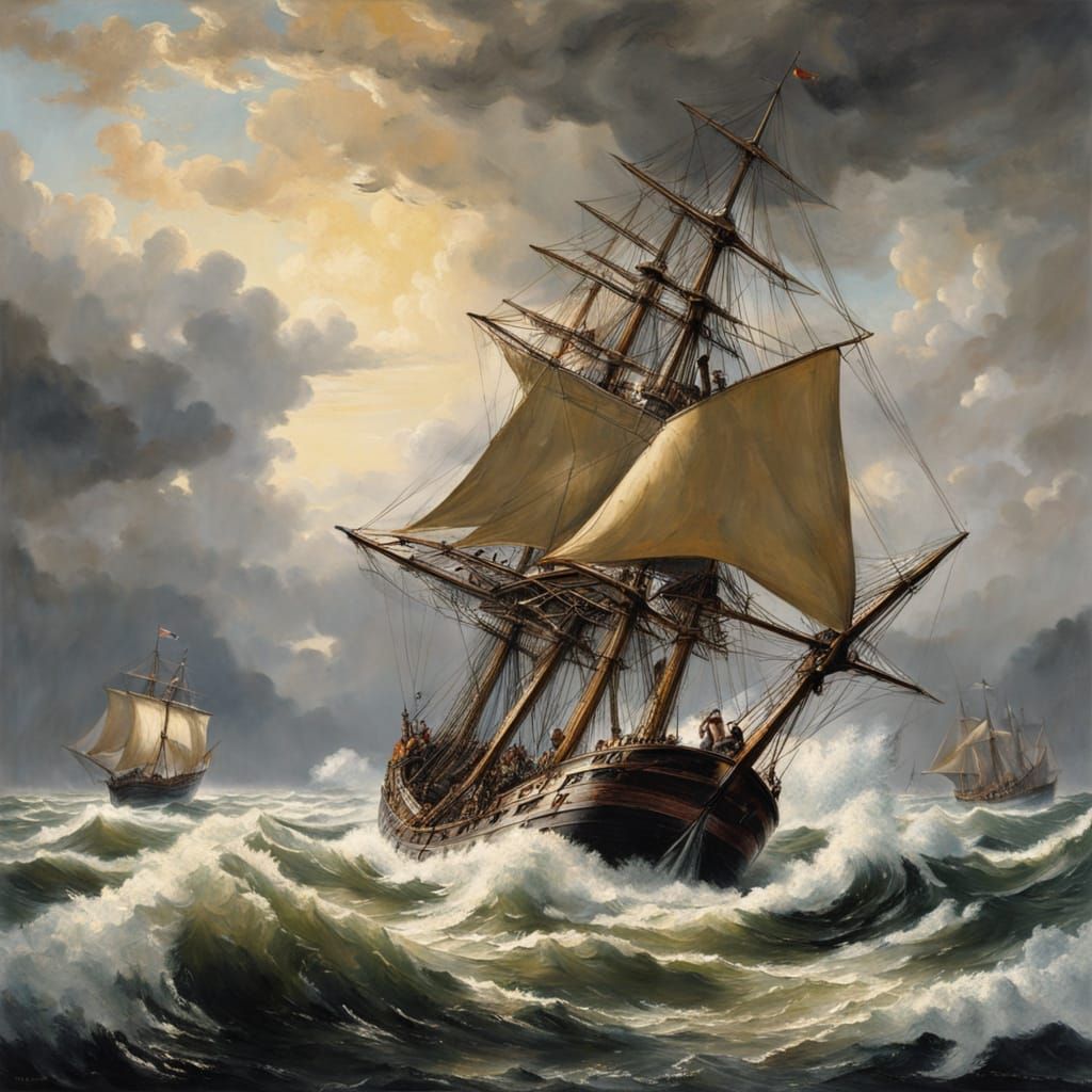 stormy day at sea  by @Matt