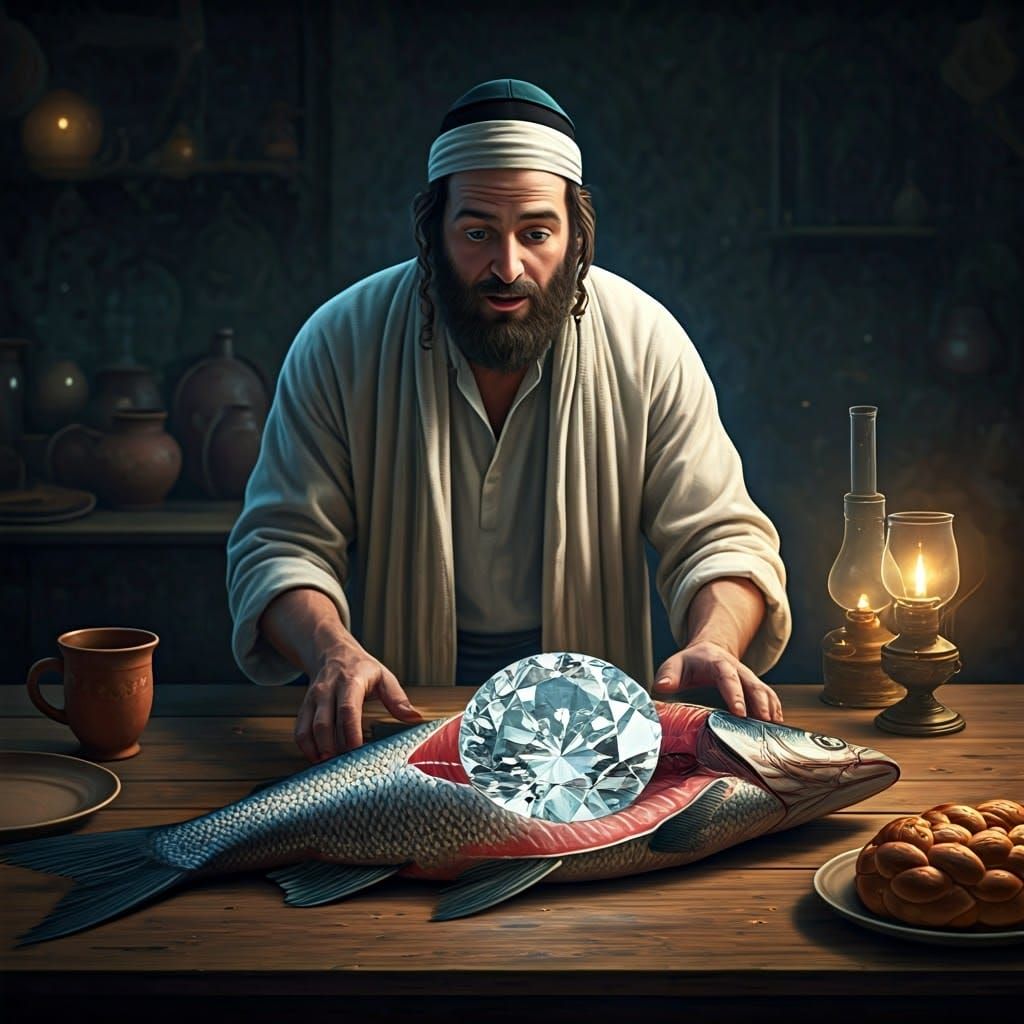 Jewish Man Discovers Miracle in Kosher Fish with Exquisite D...