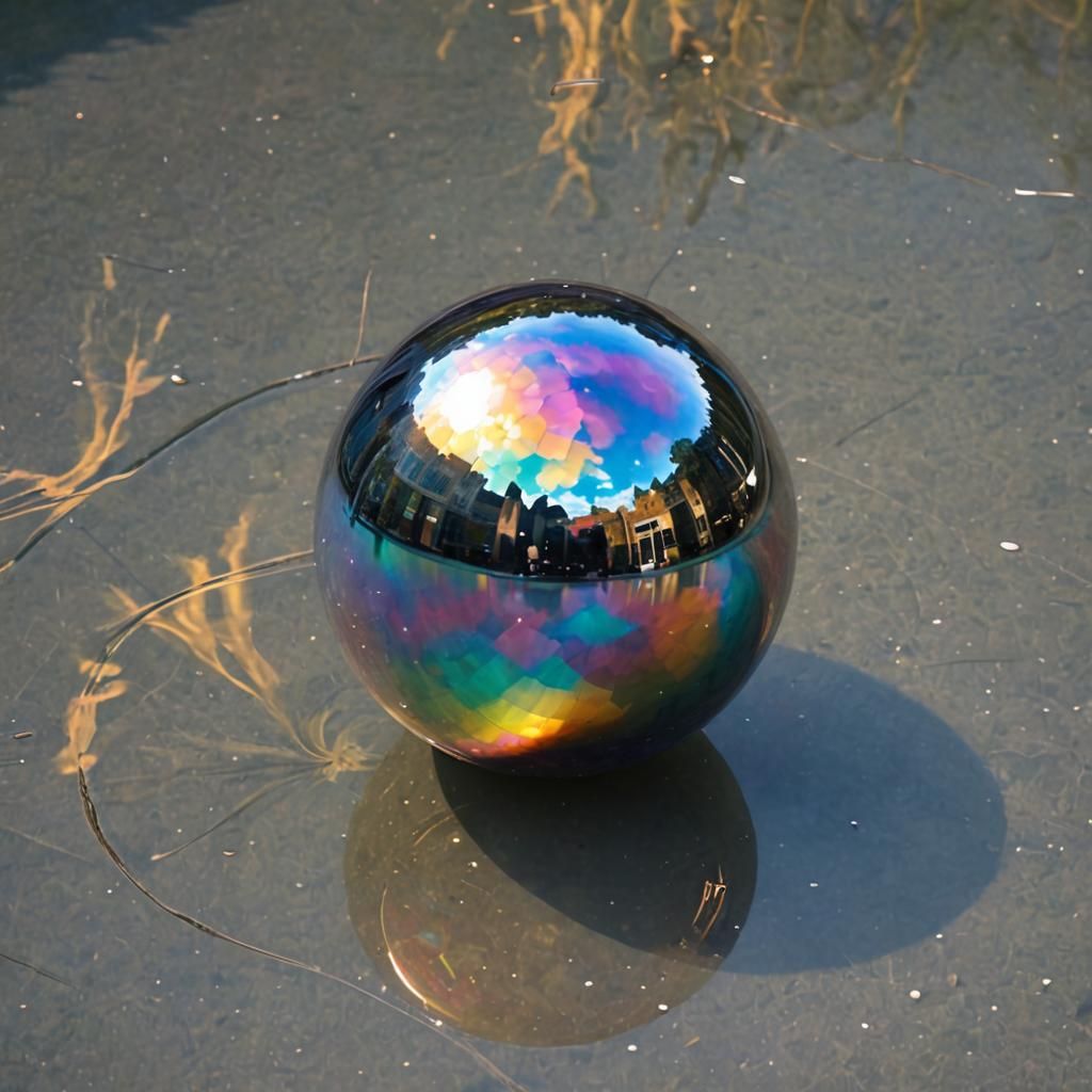 Iridescent reflection