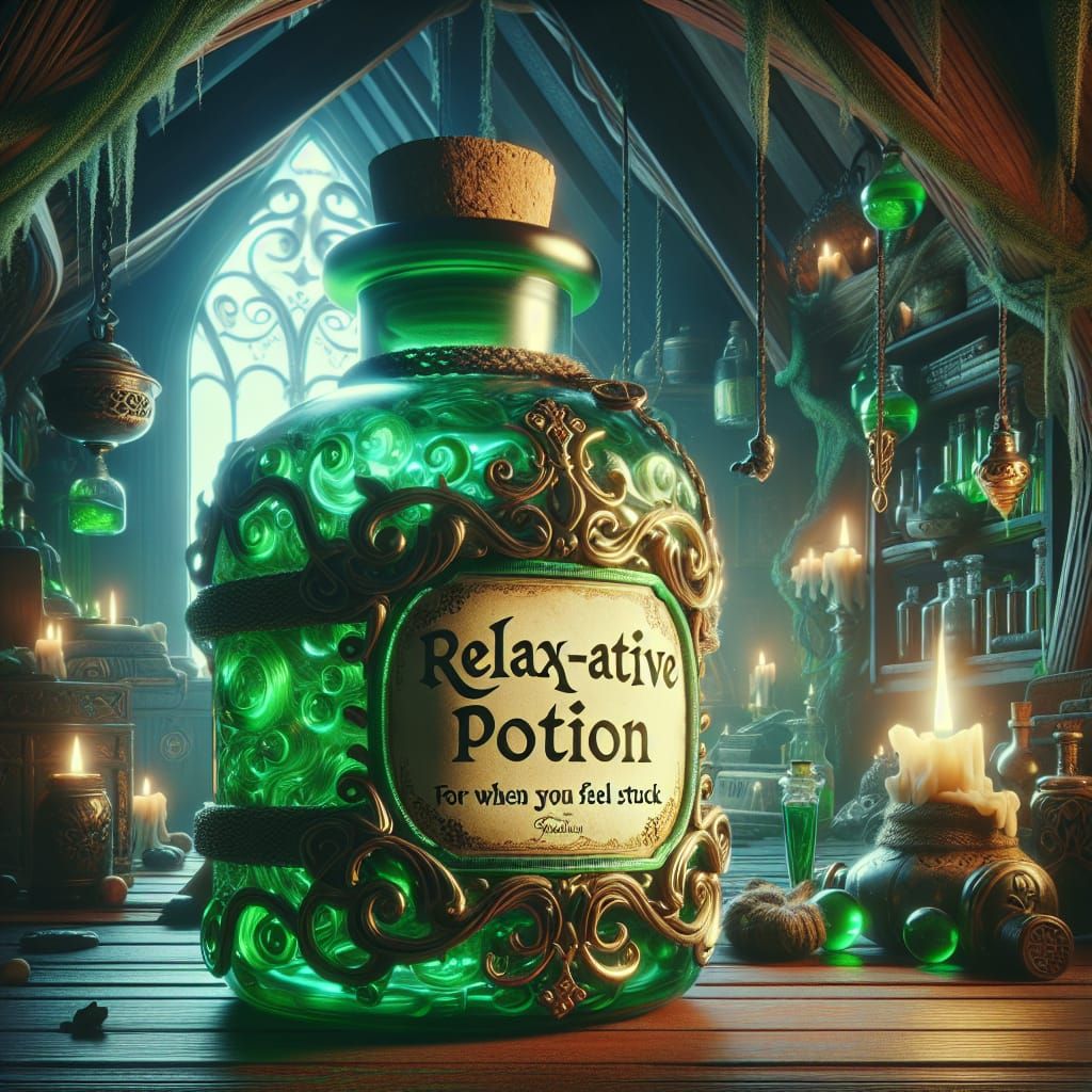 Relax-ative Potion  by @MoonMaiden