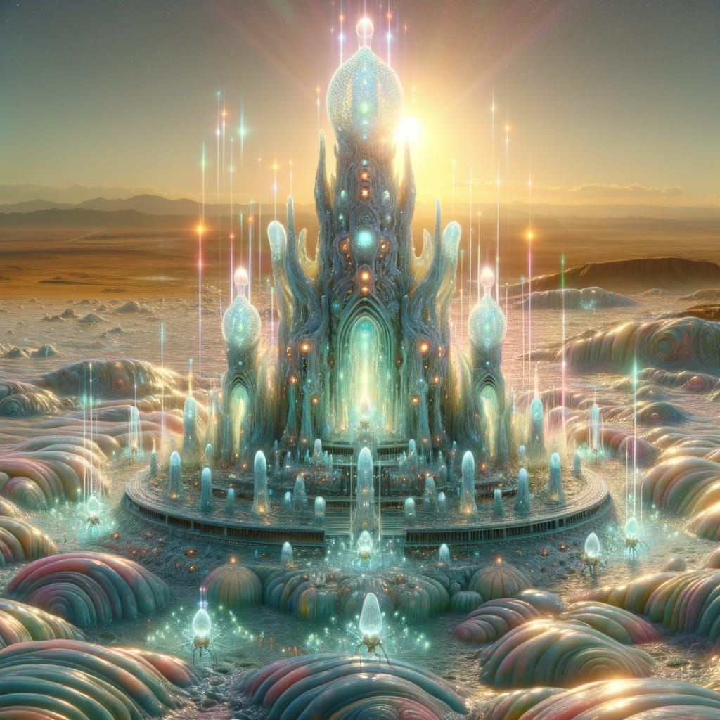 The Temple of the Priest-Caste. From "The Indifferent Invasion: How Humanity May End."   by @Morphesius 