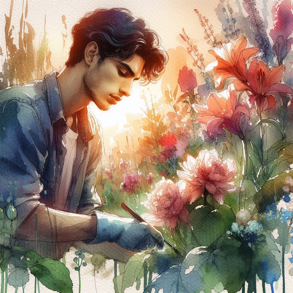 Tending His Garden UL-241111D