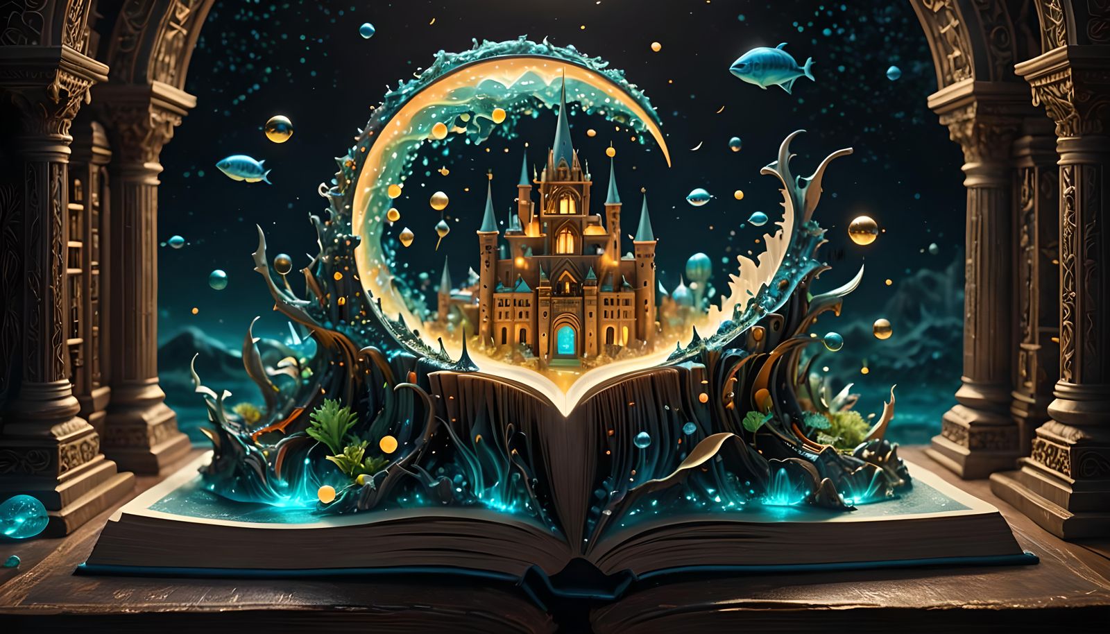 The magical world of pop-up books  by @Adamka
