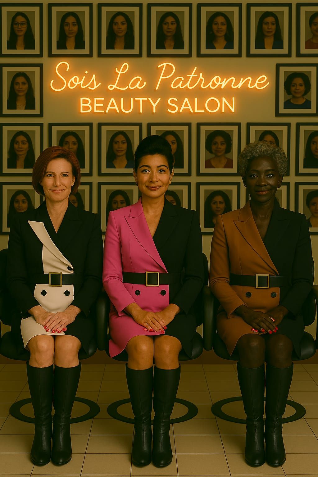 White Pink Tan, "Sois La Patronne" beauty salon