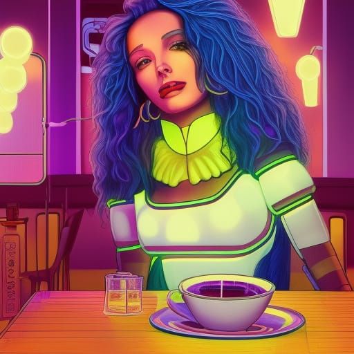 Neons 13 AI Generated Artwork NightCafe Creator