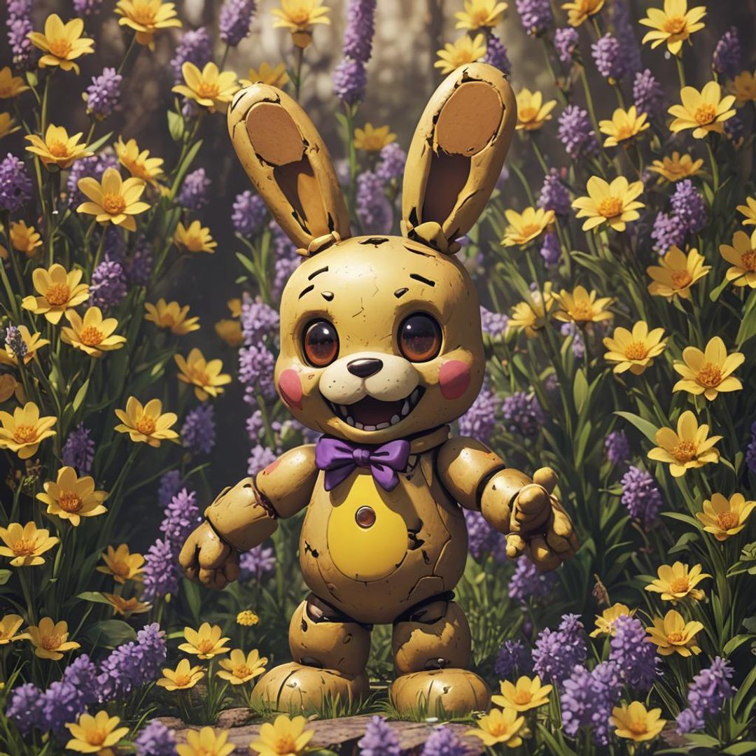 Cute springbonnie - AI Generated Artwork - NightCafe Creator