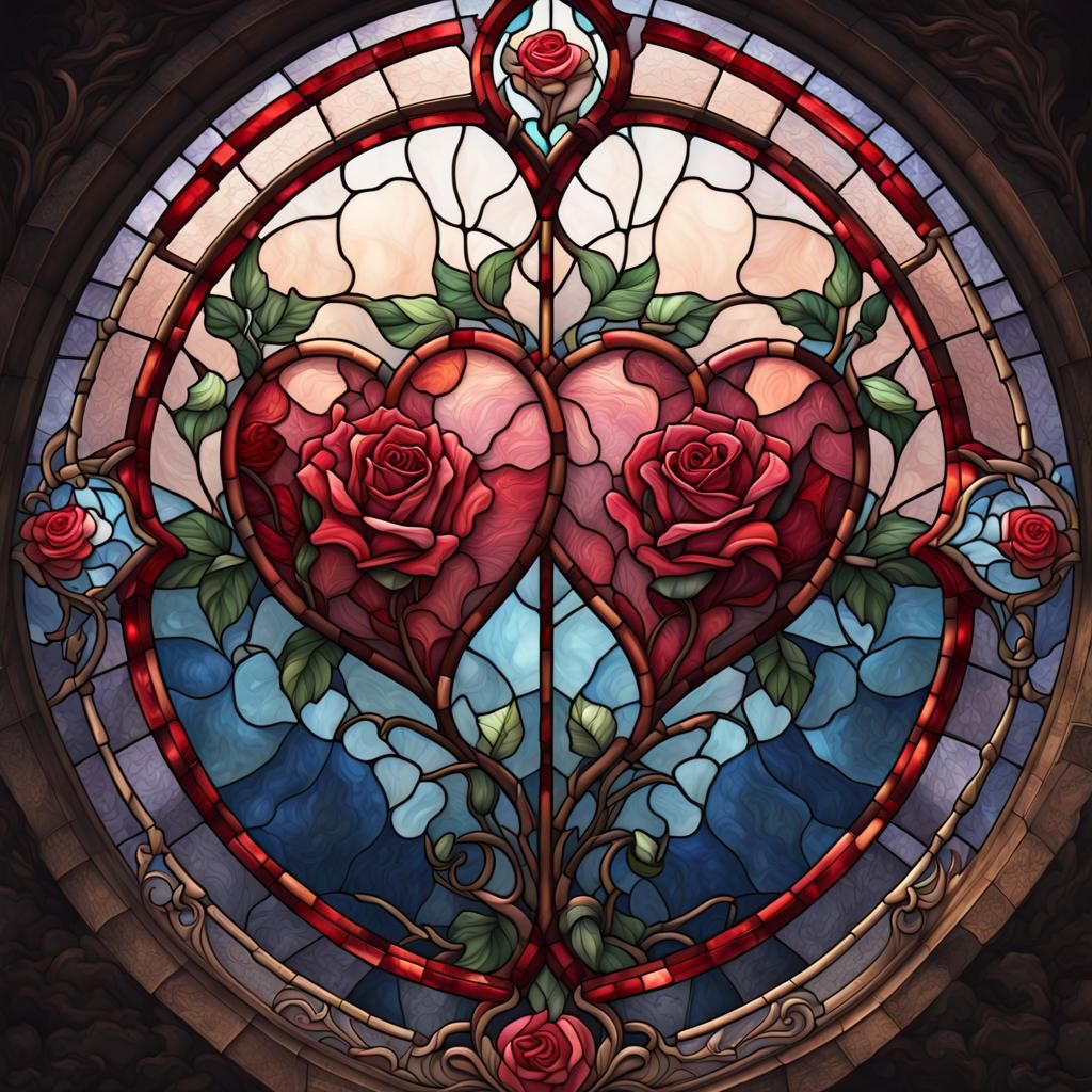 stained glass window
