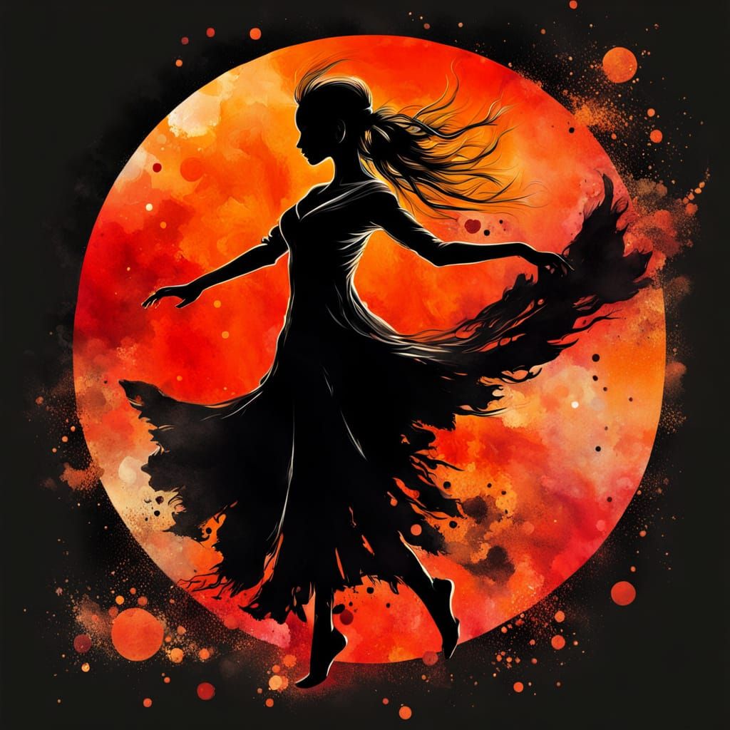 Dancing in the Light of the Moon  by @Shywolf
