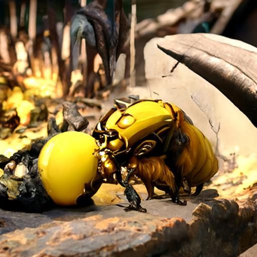 A Moment for the Golden Insect
