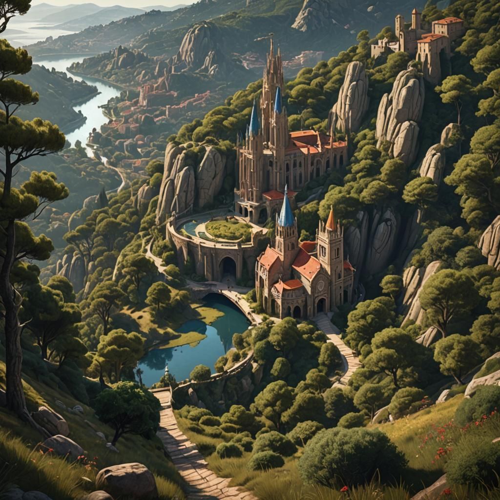 Backpacker Finds Hidden Lake near Barcelona
