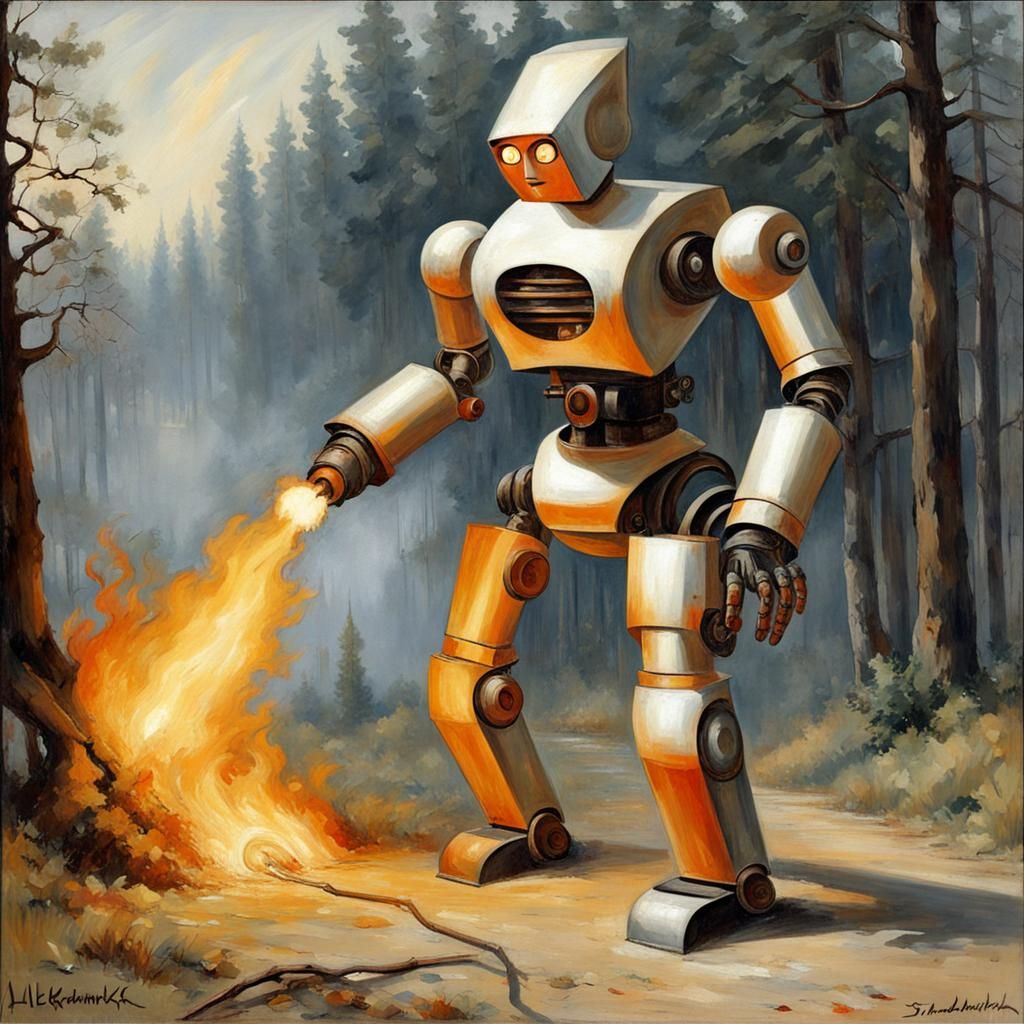 Firestarter AI Generated Artwork NightCafe Creator