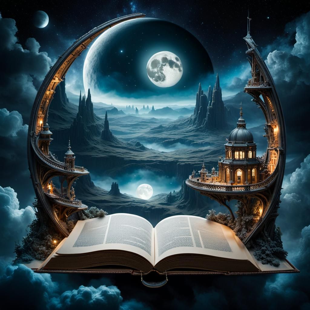 Science Fiction Book  by @Dawn_Day_Dreamer