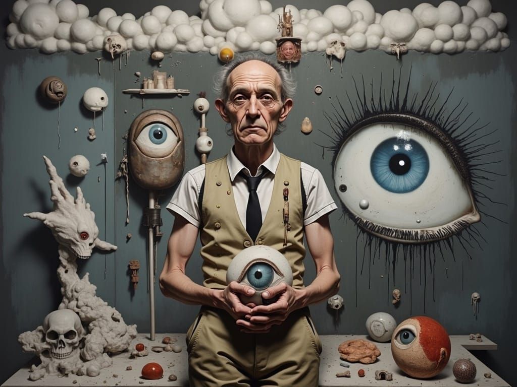 Surrealist Artistic Convergence in Alternate Dimension