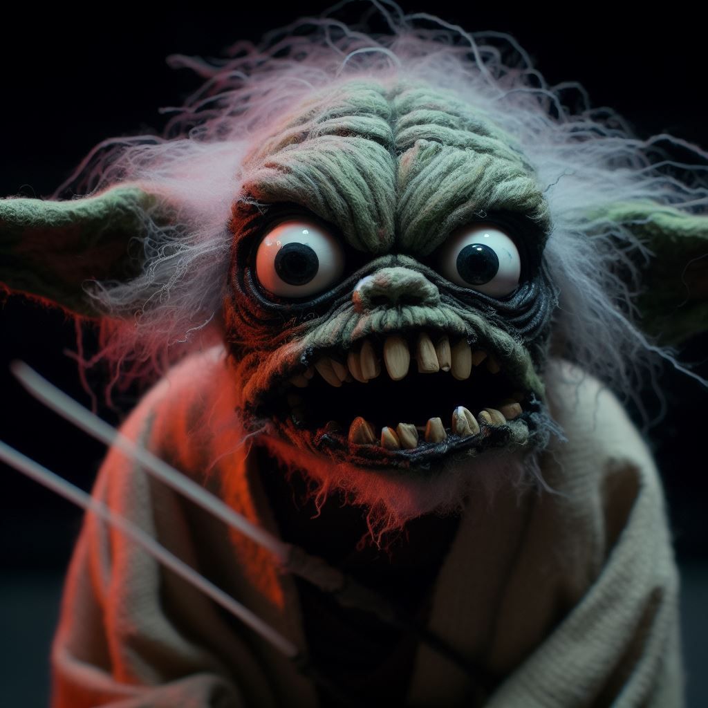 "Leave me alone, you will!"