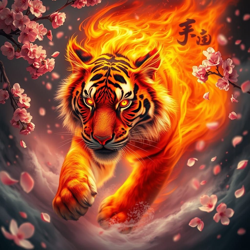 Spirit of the Tiger  by @Platypuschow 