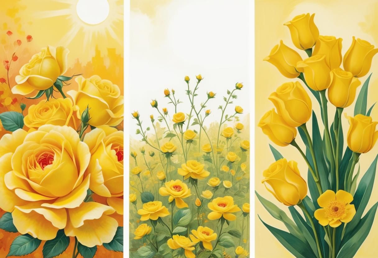 floral triptych  by @Just Me