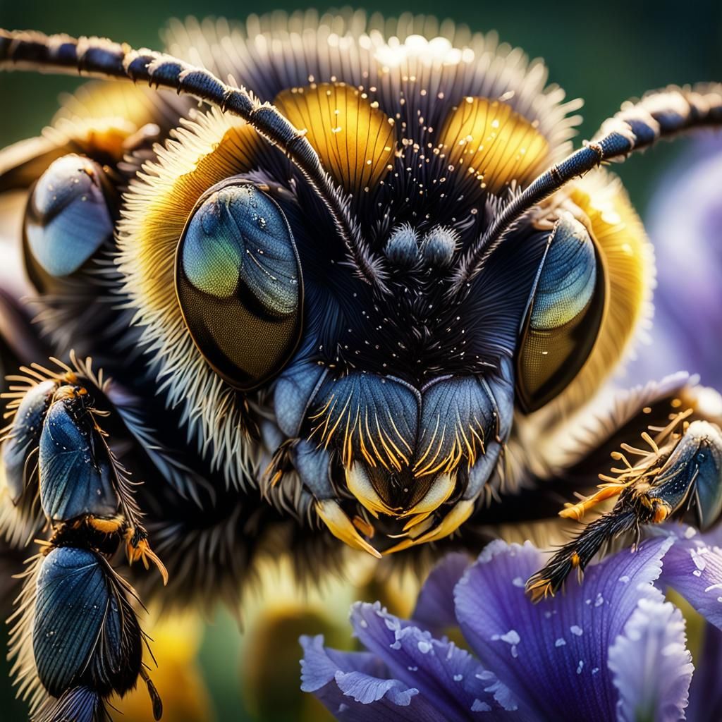 Portrait of a Honeybee