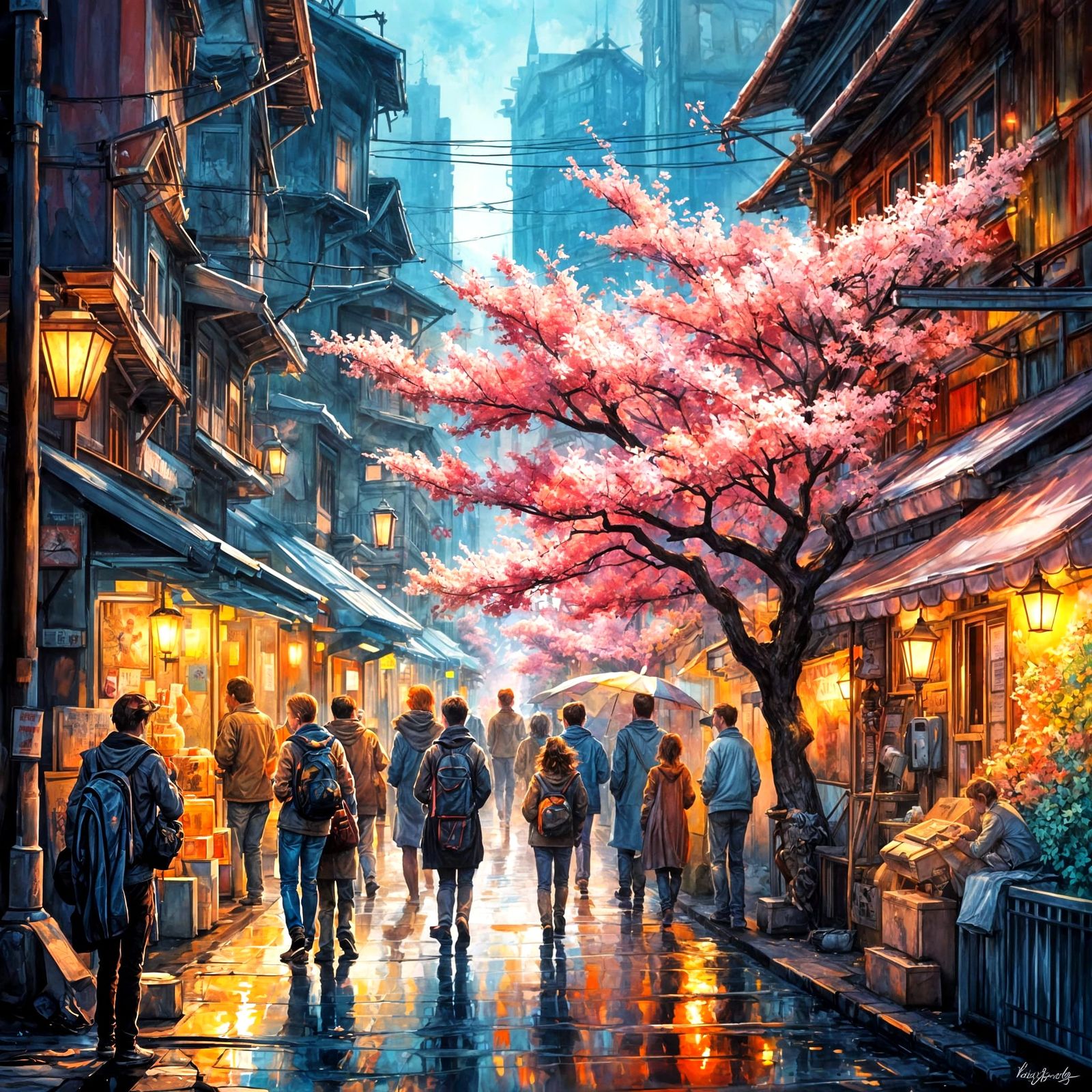 A busy street  by @OneMich01