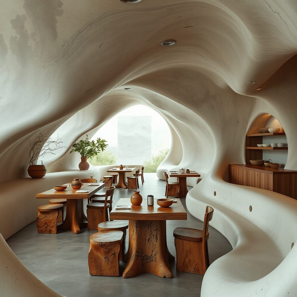 Restaurant organique  by @Vauerly