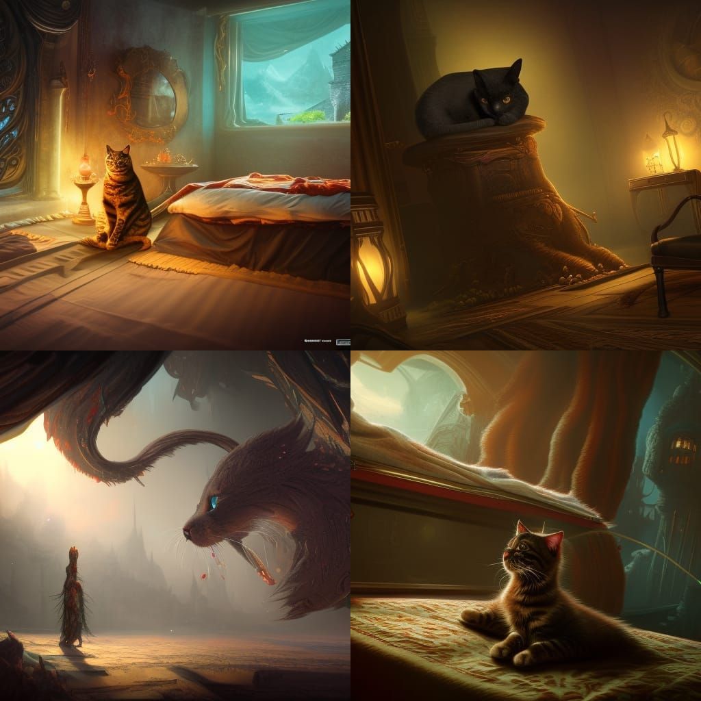 My Cat Is The Monster Under The Bed