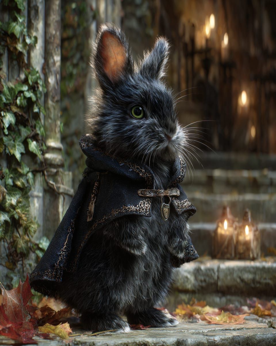 Gothic Rabbit  by @Alanna