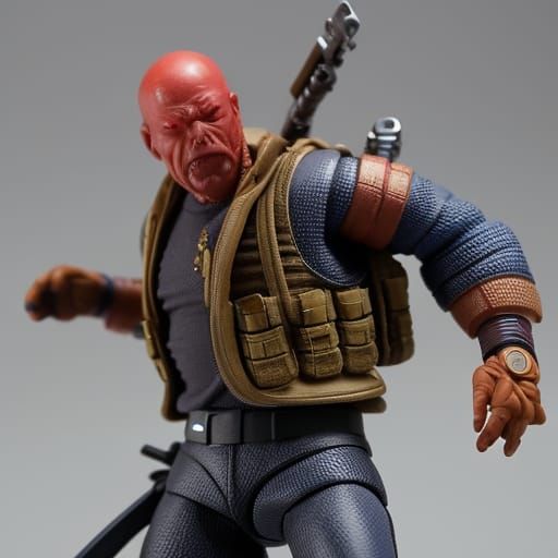 Resin cast action figures AI Generated Artwork NightCafe Creator