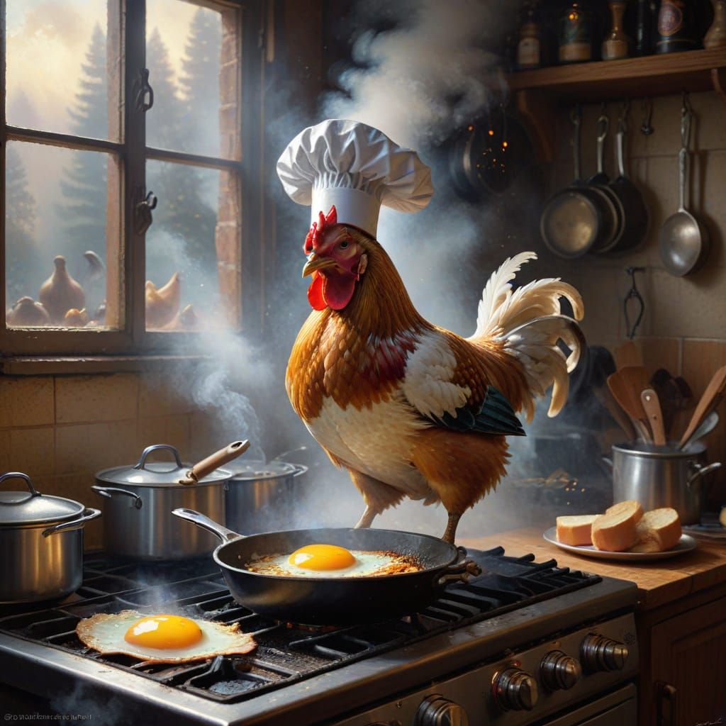 cooking for the kids
