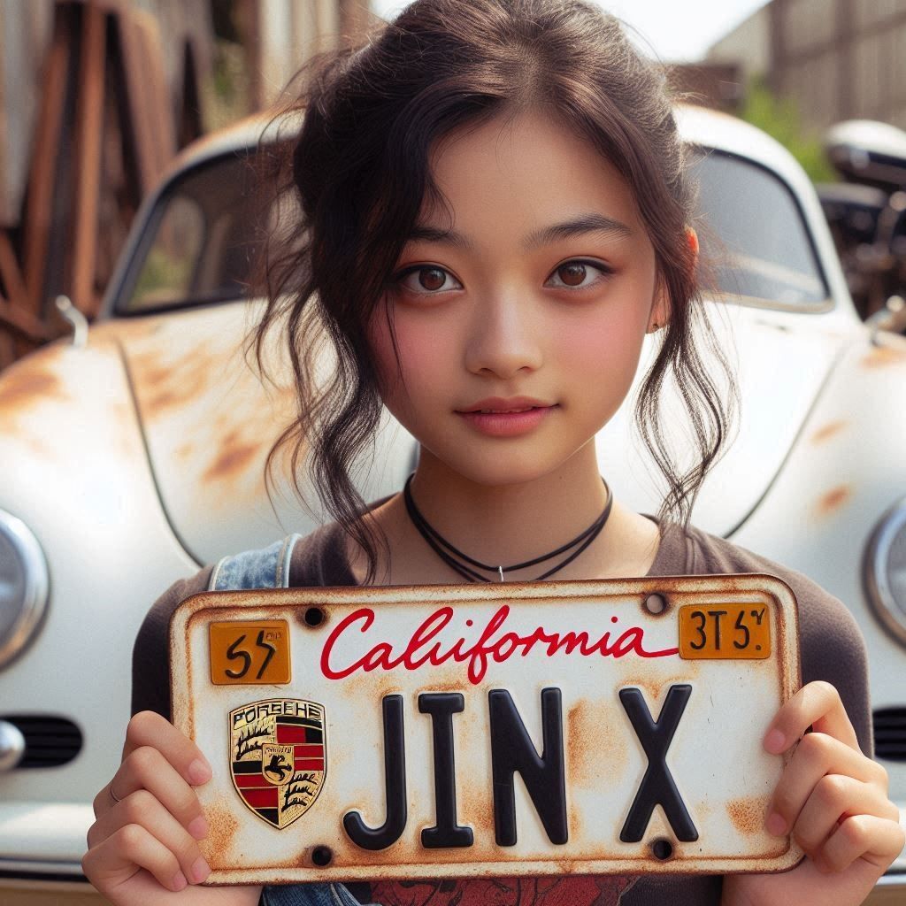 A license plate