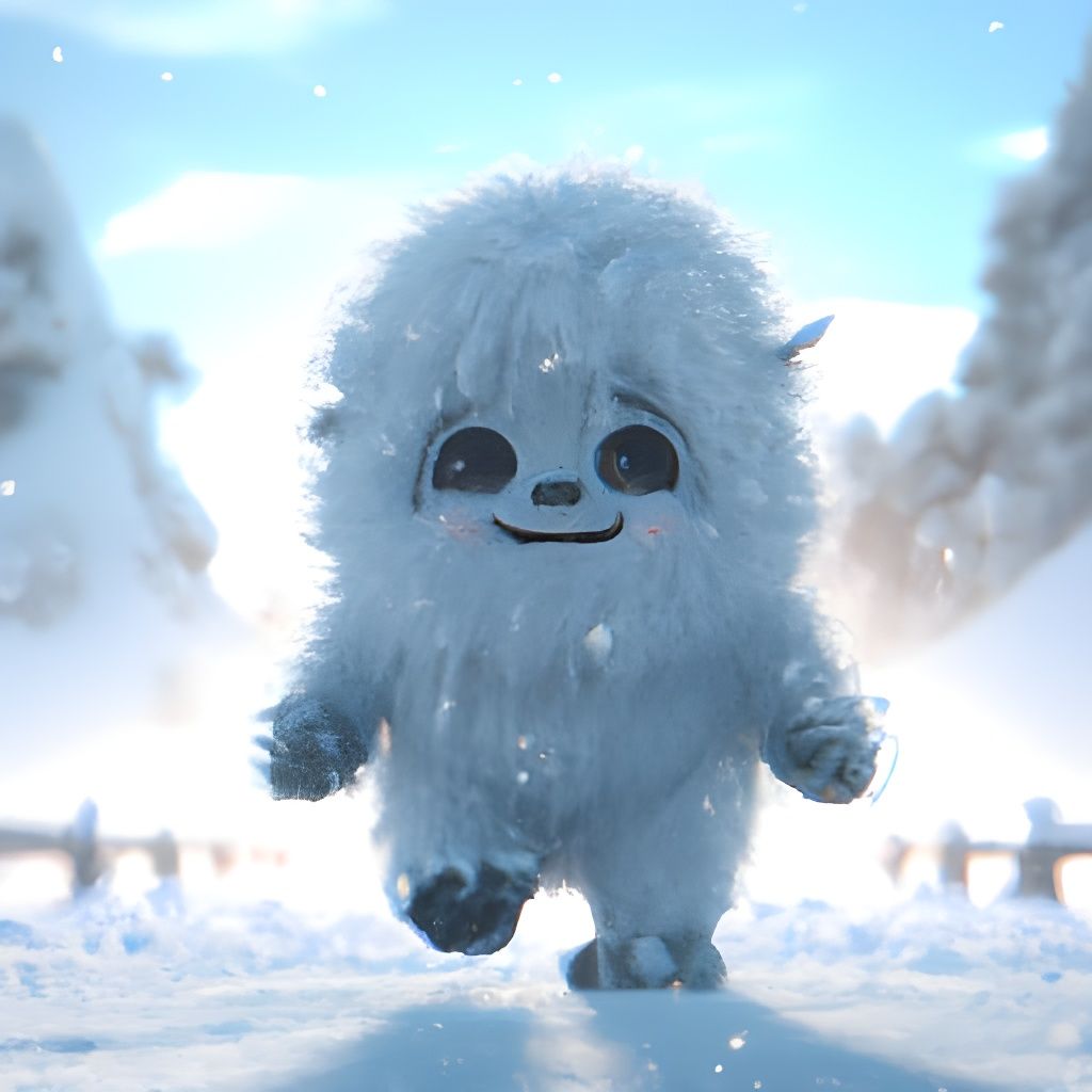 Baby Yeti : r/nightcafe