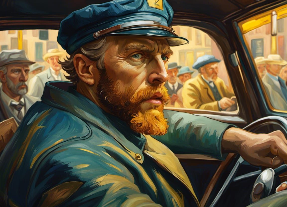 Taxi driver, Vincent Van Gogh  by @Lilithmoon79 