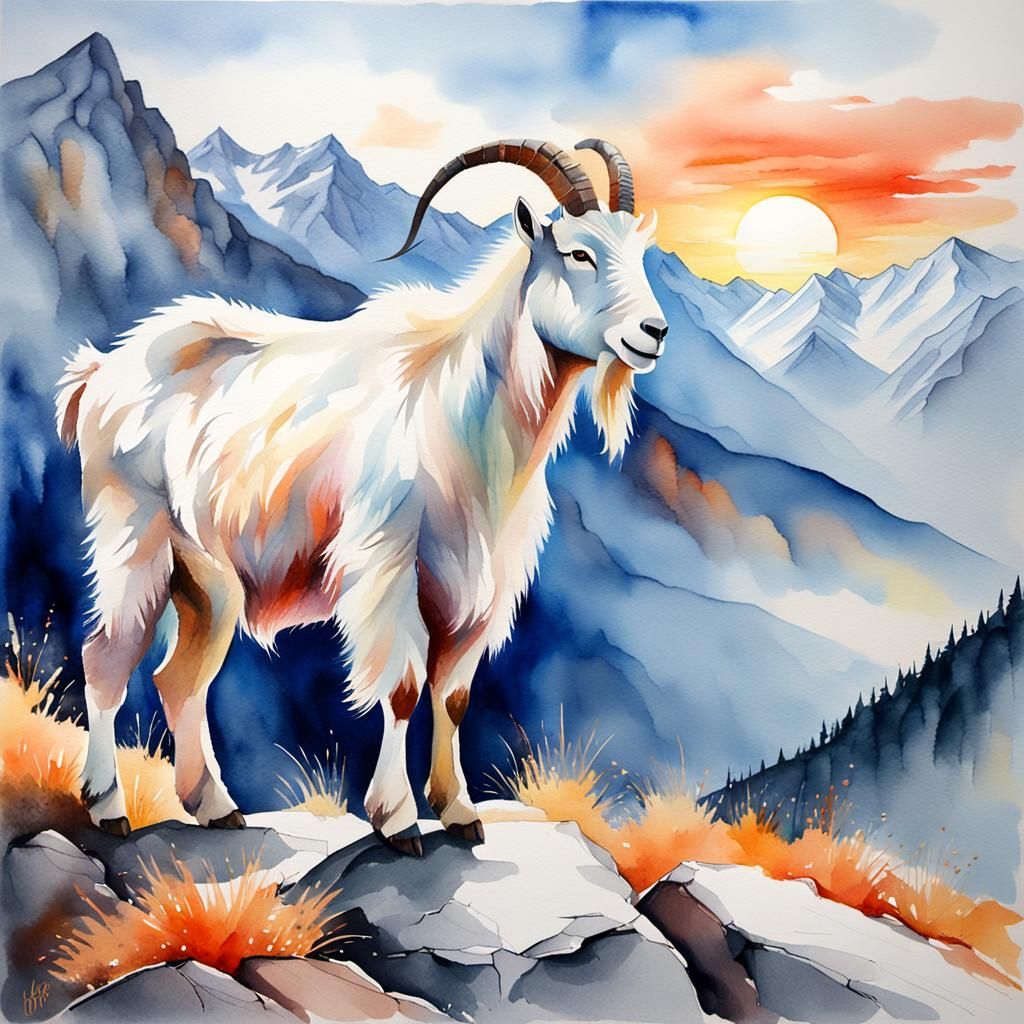 Mountain Goat   by @Lady Weirdo 