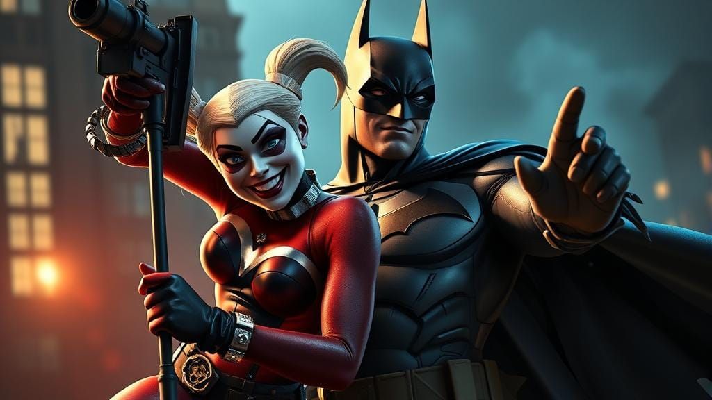 Harley Quinn and Batman