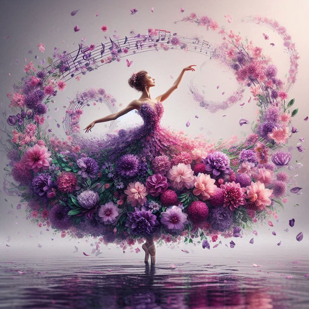 Dancing with flowers