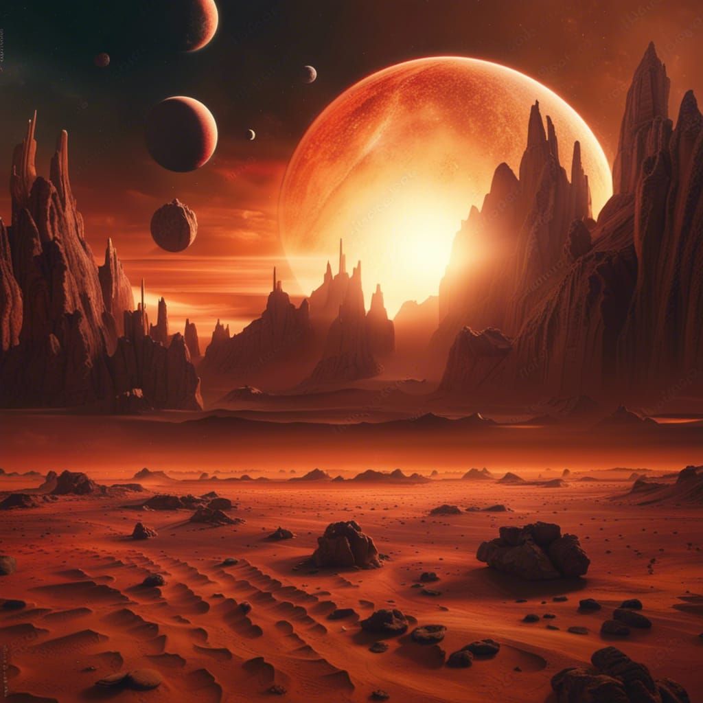 Desert Planet  by @Half A Pair Of Socks