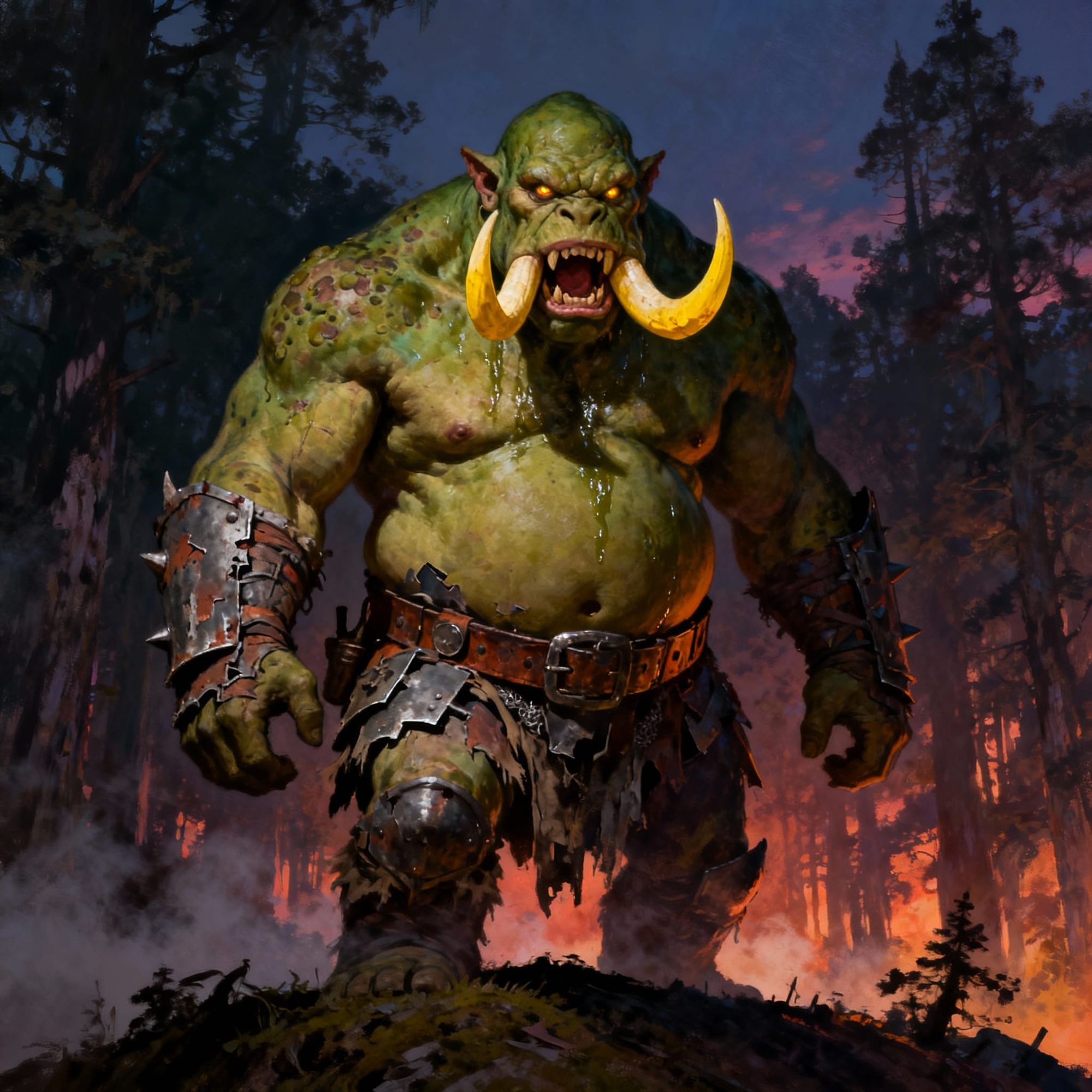 Atherian Ogre looking for something or Someone to eat