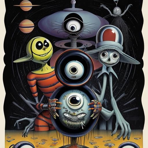 UFO Dr. Seuss Stephen Gammell Klasky Csupo Norman Rockwell T...