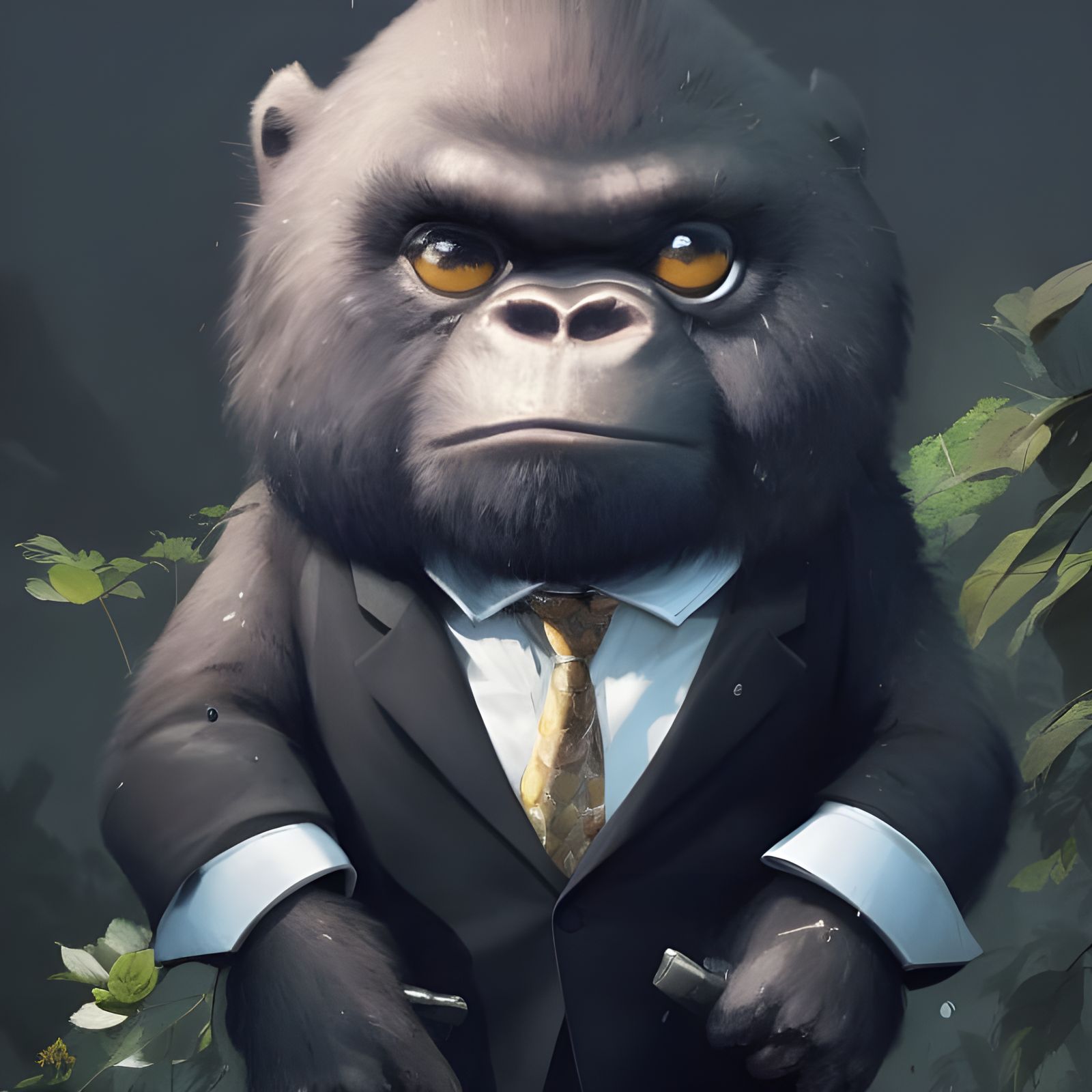 Gorilla Necktie 