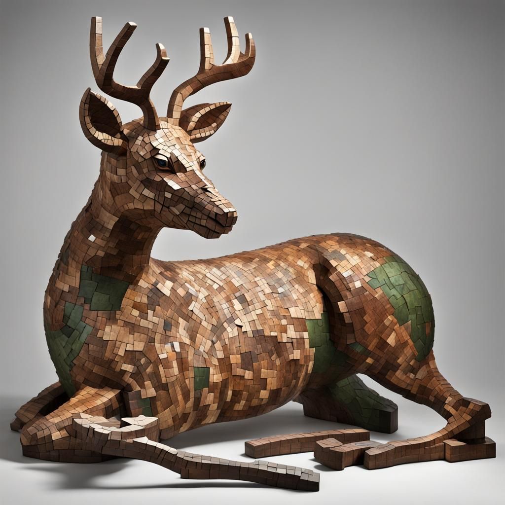Mosaic Deer