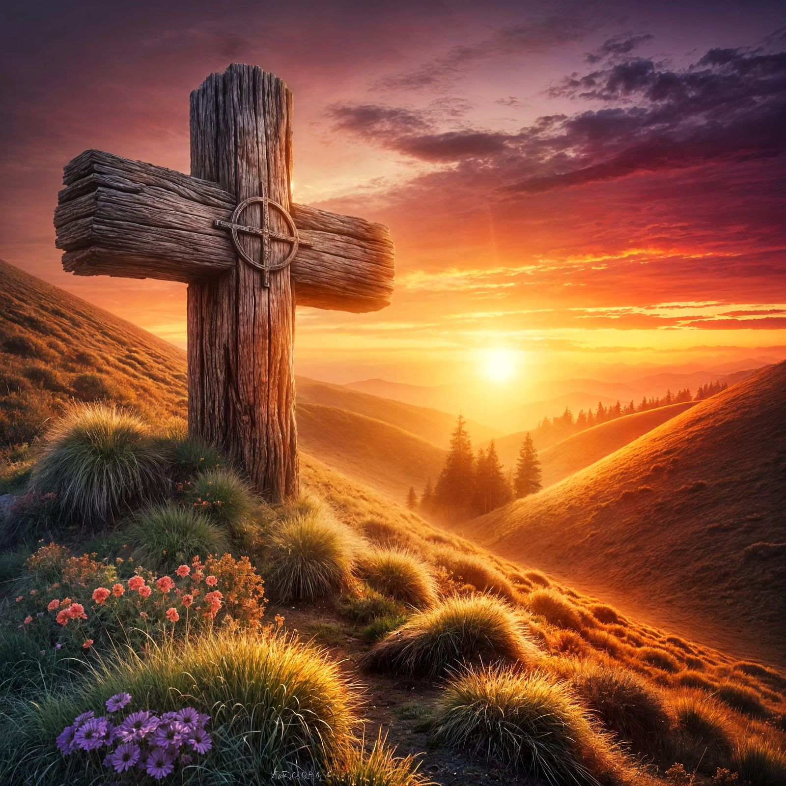 The Old Rugged Cross   by @AnnieAfterhours