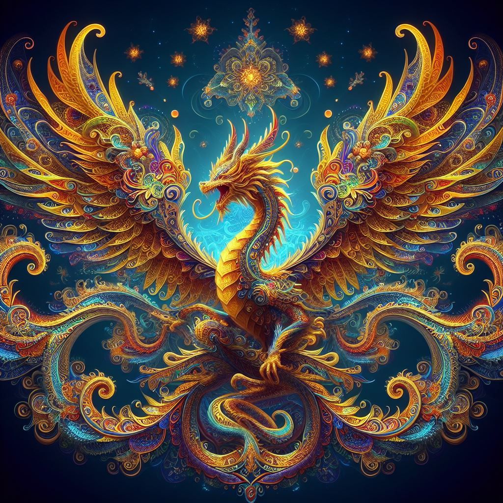 Fractal Filigree Dragon