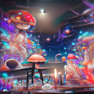Night cafe 🍄