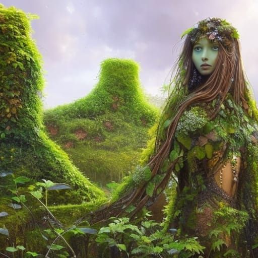 Vine Covered Beauty - Ai Generated Artwork - Nightcafe Creator