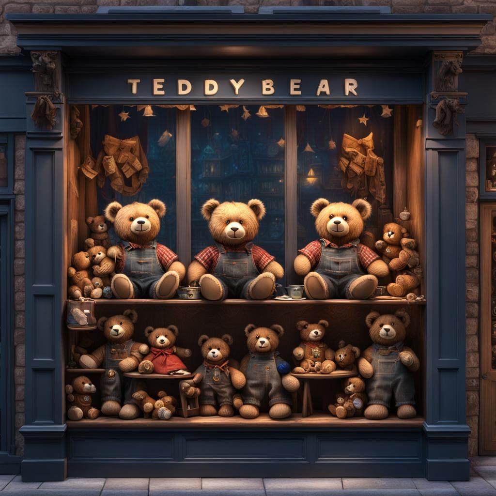 “Teddybear” toy shop  by @Lady of the Thorns