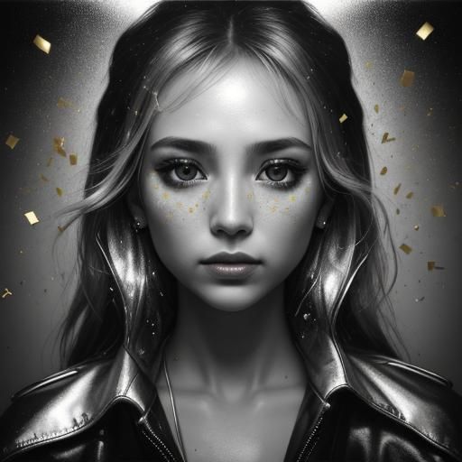 gold confetti
