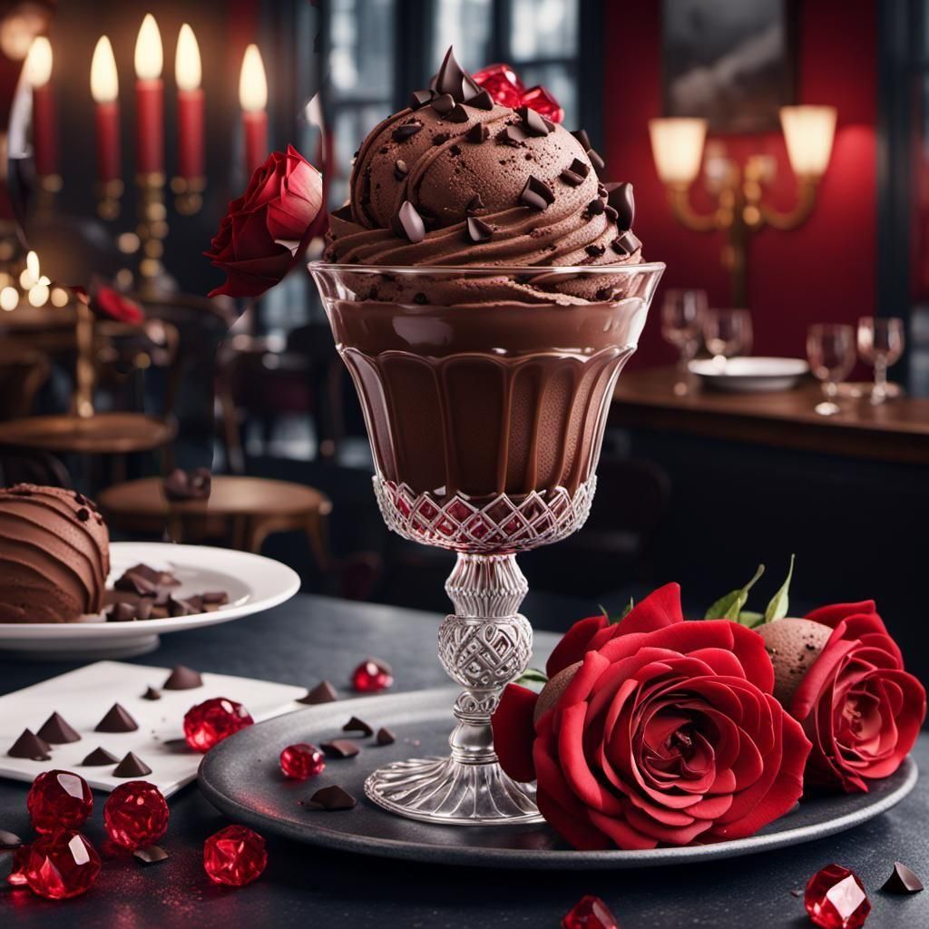 Replace with a bouquet of red roses in a vase detailed matte painting, deep color, fantastical, intricate ...  by @Jahrmu 