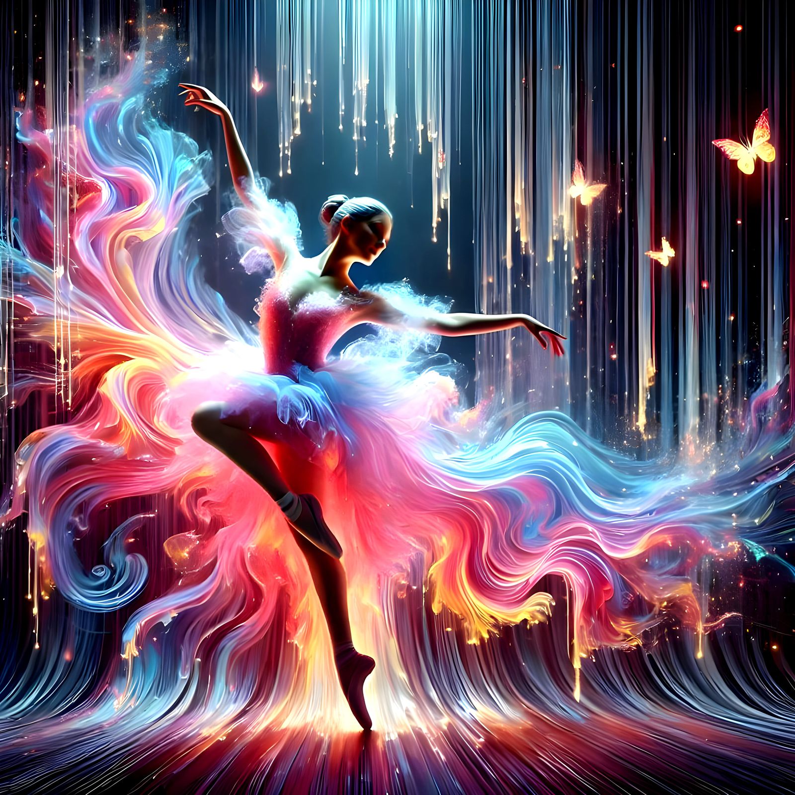 translucent ballerina