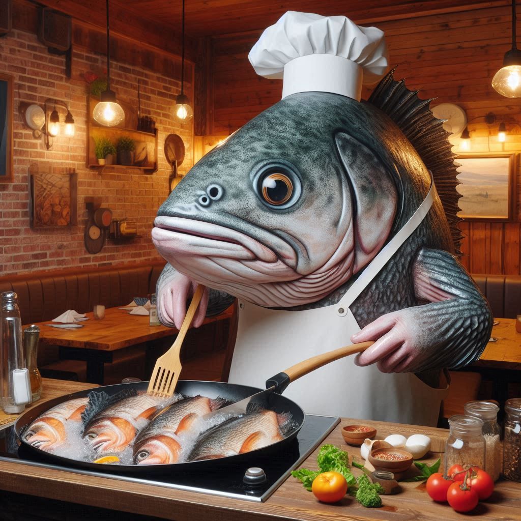 Fish Fryer  by @Wolf Parsnip