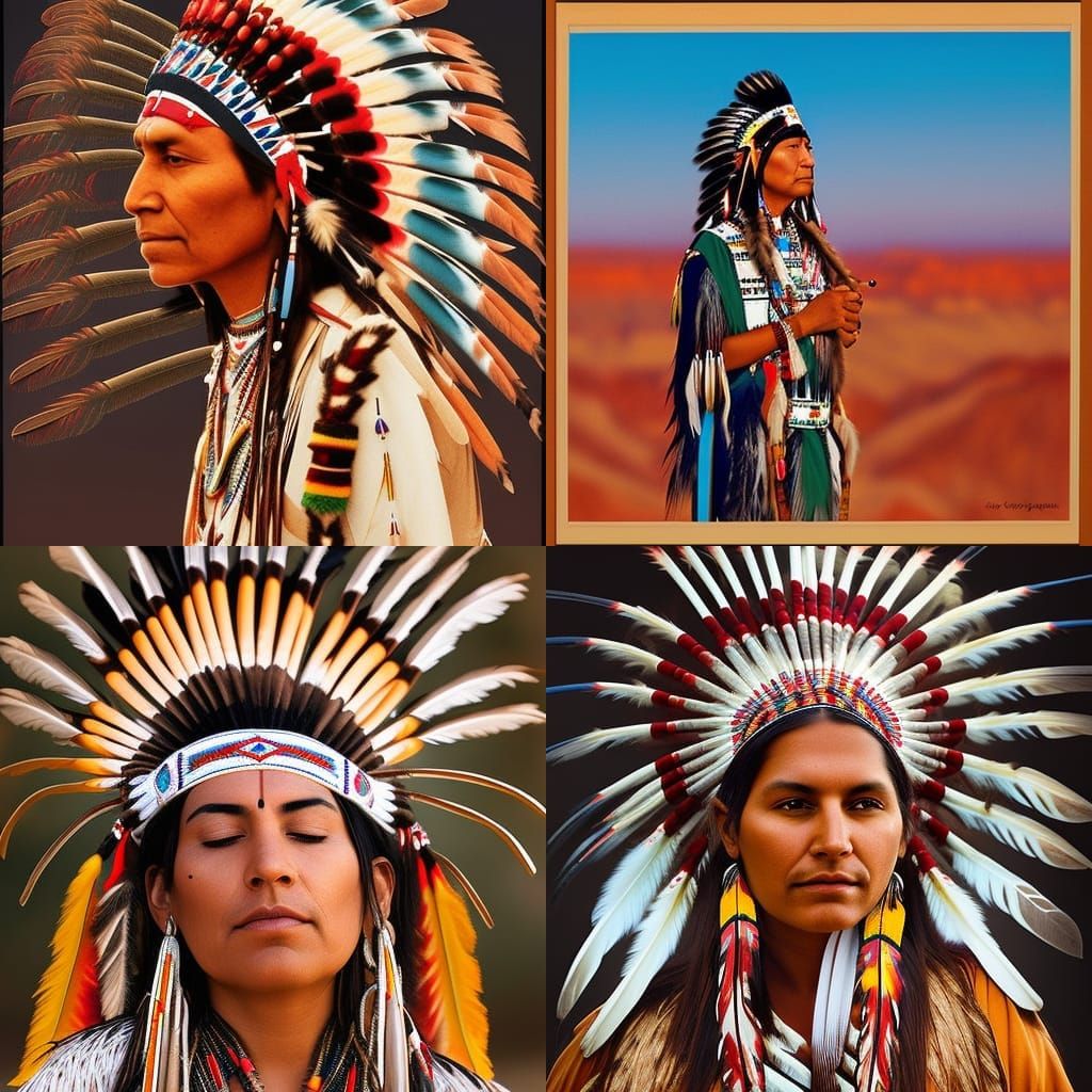 Southwest native American Indian - AI Generated Artwork - NightCafe Creator